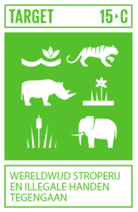 SDG 15.c Wereldwijd stroperij en illegale handen tegen gaan SDG wereldwijd stroperij en illegale handel tegen gaan